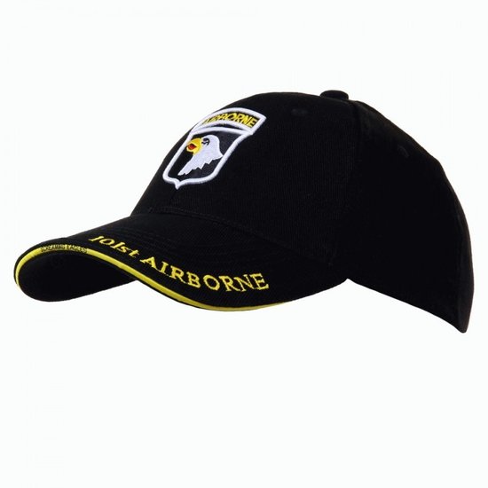 Baseball cap 101st Airborne (black/yellow